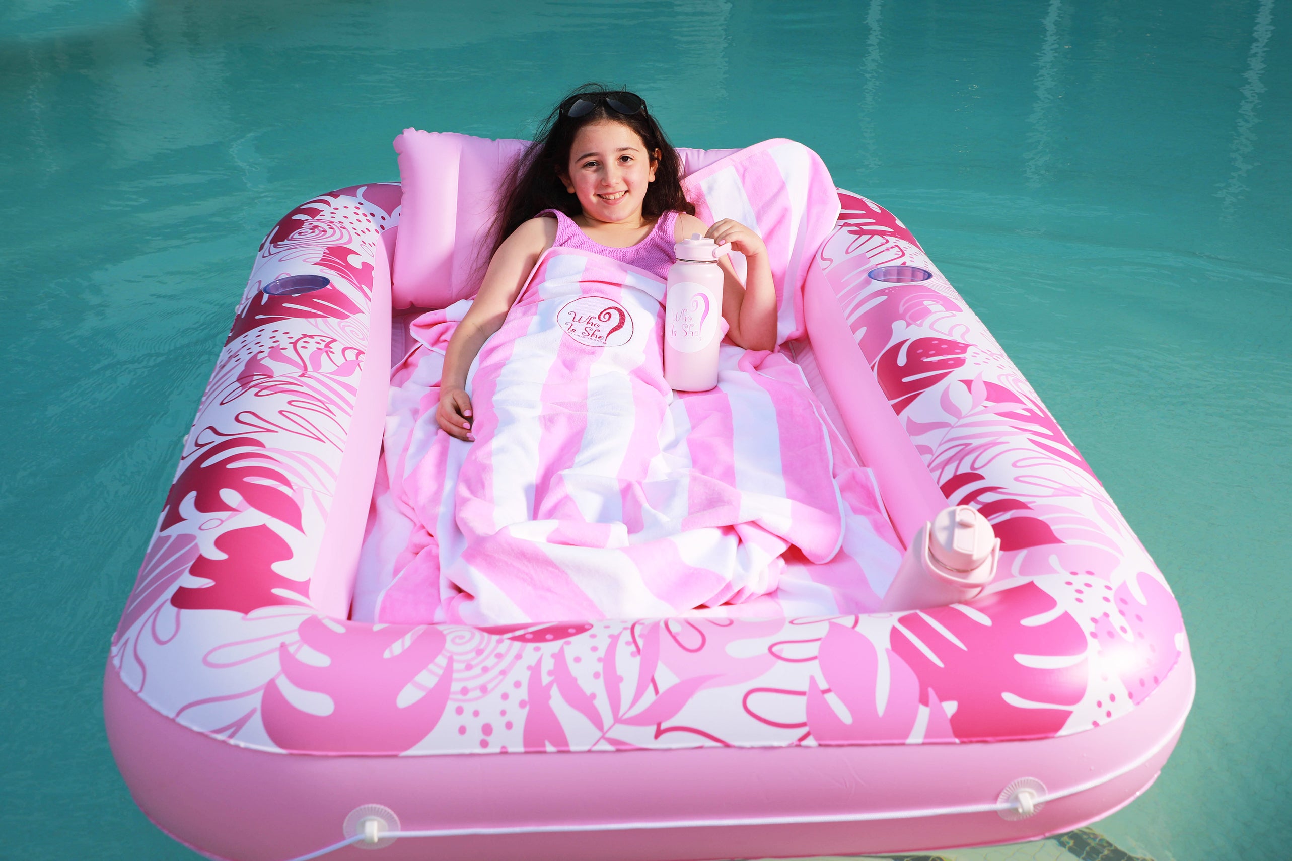 Who Is She Tie Dye Beach Towel (Coming Soon)